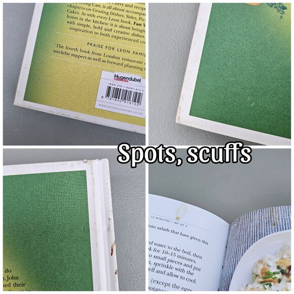 Fast Vegetarian Cook Book Hard Back Books Kitchen Recipes Foodie Cooking Leon - Picture 7 of 10